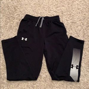 Under Armour Black youth fitted joggers